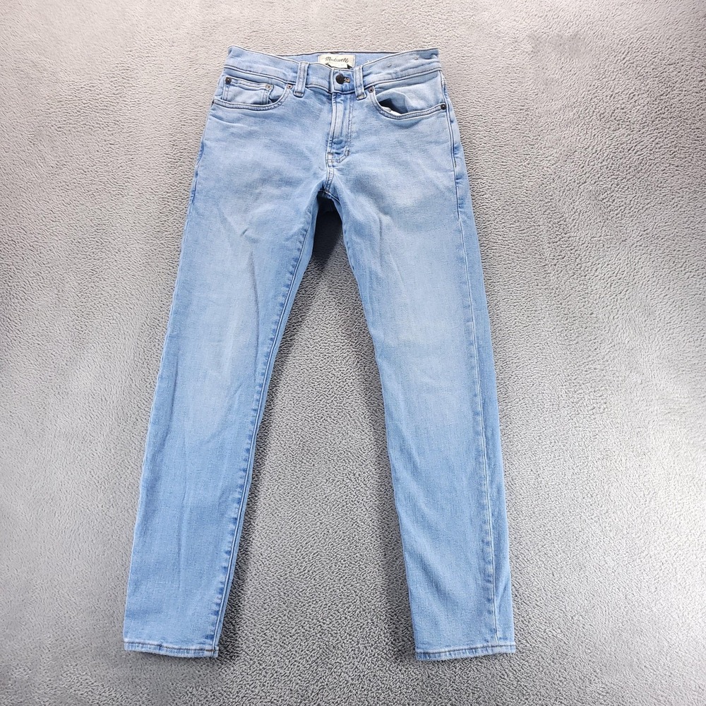 Madewell Jeans Mens 28x30 Blue Athletic Slim Light Wash Stretch Denim Comfort